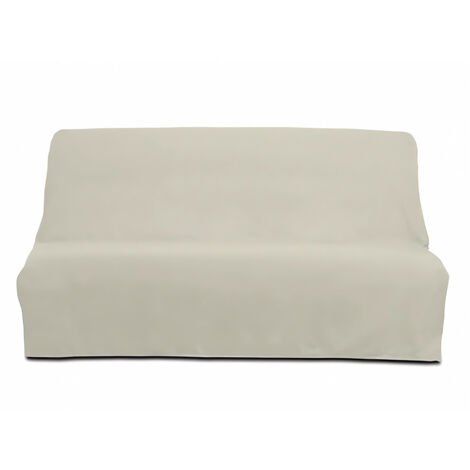 Soleil D Ocre – Housse clic-clac matelassée 185-200 x 120-140 cm en coton – Garnissage polyester – Protection élégante pour votre intérieur