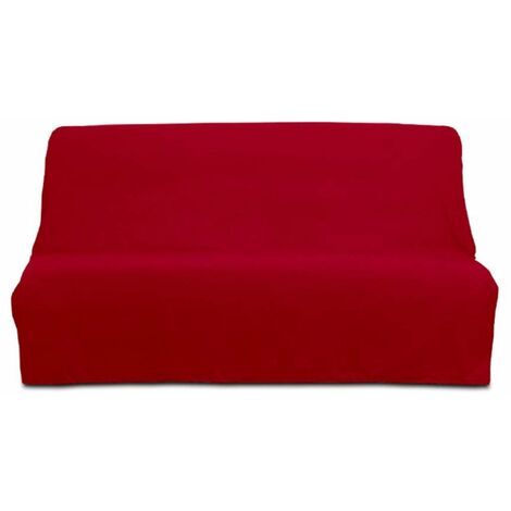 Soleil d'Ocre Copridivano clic-clac per divanoLetto,Modello Panama, cotone, COLORNAMEe Rosso, taglia 190 x 204