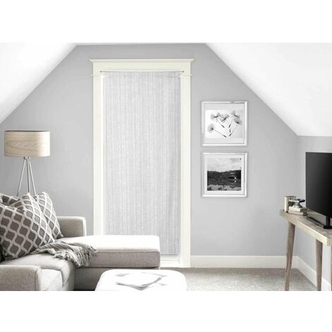 Soleil d'ocre Maelis Brise Biscotto, Poliestere, Bianco, 70x200 cm
