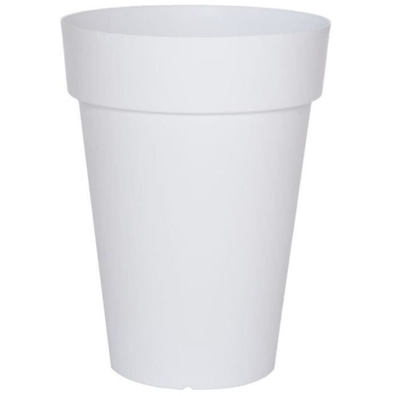 Pot Soleilla haut - 66 cm - Blanc - Riviera