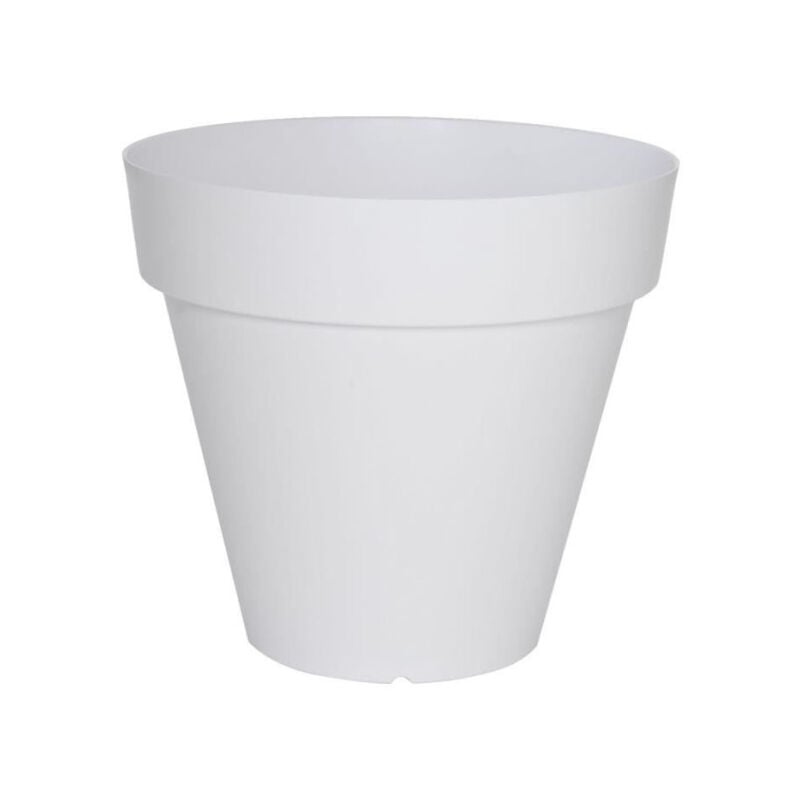 Pot Soleilla rond - 50 cm - Blanc - Riviera