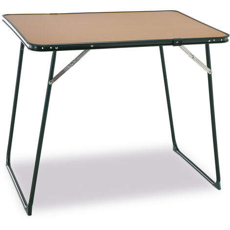 Solenny Durolac Folding Camping Table bois pin vert