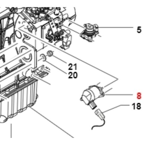 Solénoïde d'arrêt du moteur TURBOZ ORIGINAL GIANNI FERRARI 00.55.01.0641