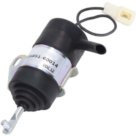 Solenoide de corte de combustible Decdeal 16851-60014 para Kubota BX2230D RTV900R RTV900T B7410D BX1500D BX1800D