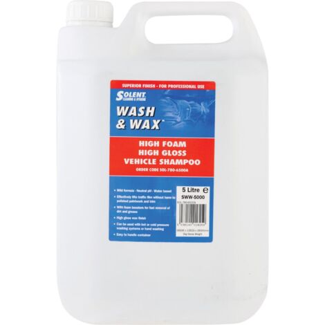 Solent Cleaning SWW-5000 Wash & Wax 5L