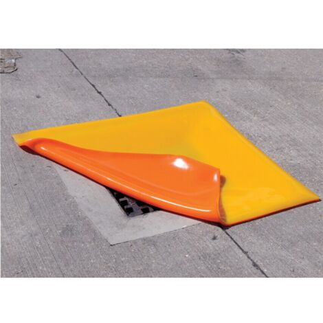 Solent Spill Control Drain Cover Polyurethane 46X46CM Orange