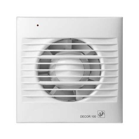 Soler Et Palau – Ventilateur éolien décor-100 cr 100mm – Débit d'air 80 m³/h – Silencieux 40 dB – Installation murale ou plafond