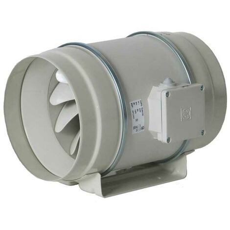 Soler Et Palau – Ventilateur hélico-centrifuge TD-160/100N Silent – Débit 180 m³/h – Pression acoustique 24-47 dB(A) – Compatible conduits Ø100 mm