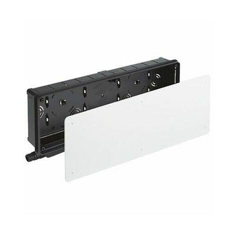 Solera – Boîte d'encastrement pré-installation climatisation – Dimensions 430x147x65mm – Indice de protection IP40 – 30 entrées pour tube Ø 32mm