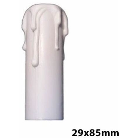 Solera – Bougie moyenne E14 blanche – Dimensions ø2,7x8,2 cm – Indice de Protection IP20 – Compatible douilles E14 – 854