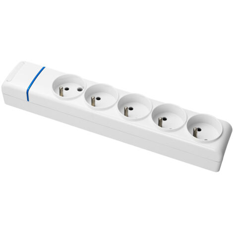 Solera – Multiprise 5 prises 2P+T 16A – Puissance max 3680W – Indice de protection IP20 – Matériau polycarbonate pour usage professionnel
