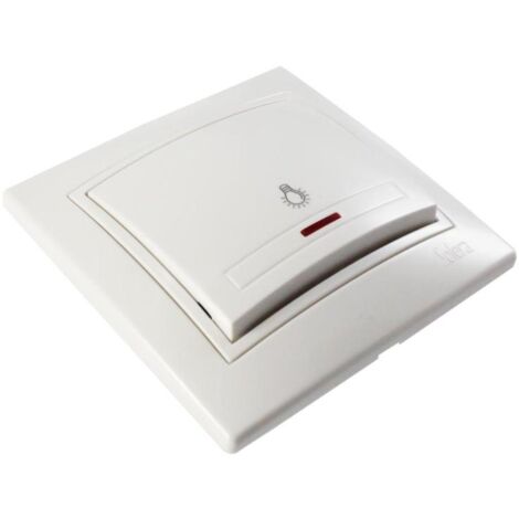 SOLERA pulsador luz luminoso erp04ilu 10a 250v , Pulsador luz luminoso ERP04ILU Contactos de plata de alto poder de ruptura Embornamiento por tornillo Mecanismo complet