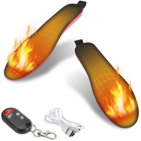 Soletta riscaldata. 41-46. 3 livelli di calore. con telecomando. dimensioni tagliabili. USB. inverno all'aperto