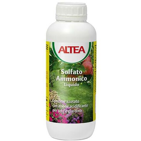 Solfato ammonico liquido (1 kg), concime azotato con zolfo con azione acidificante