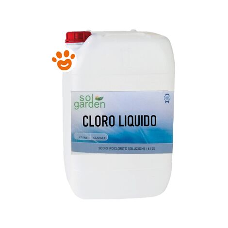 Solgarden Cloro Liquido  - Solgarden Cloro Liquido - Confezione Da 25 Lt