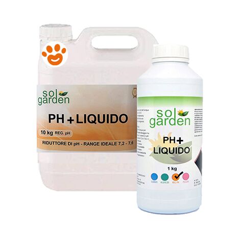 Solgarden Correttore PH+ Più Liquido  - Solgarden Correttore PH+ Più Liquido - Confezione Da 5 Kg