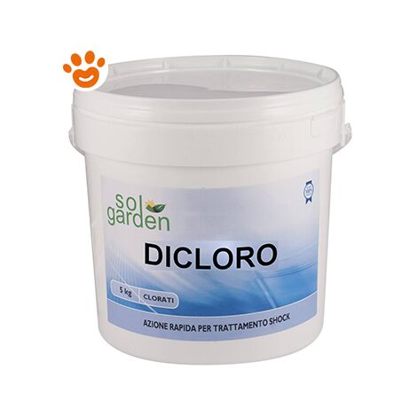 Solgarden Dicloro 56% - Cloro Granulare  - Solgarden Dicloro 56% - Cloro Granulare - Confezione Da 10 Kg