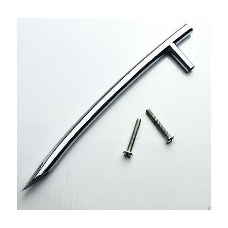 Solid Brass Kitchen Bathroom Cabinet Vanity Door Rod Bow Handles - 190mm