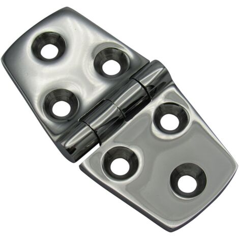 Solid Drawn Butt Hinge Stainless Steel 38MM x 75MM (Internal External Door)