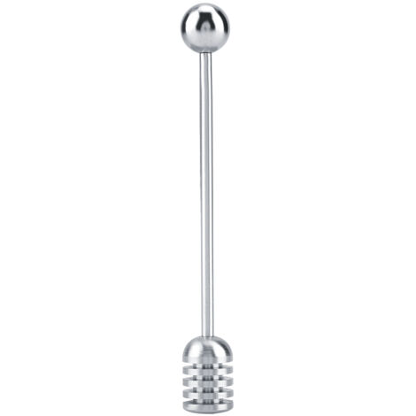 Solid Stainless Steel Honey Dipper Drizzler Stirrer Spoon Mixing Stick Tool