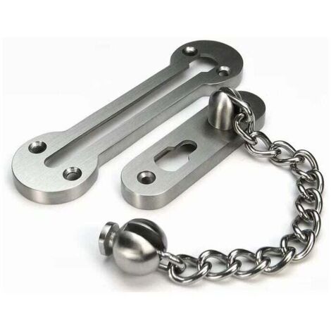 Solide 3MM 304 Edelstahl Extra Dicke Tür Kette Sicherheit Schiebe Kette Schloss für Front Tür,