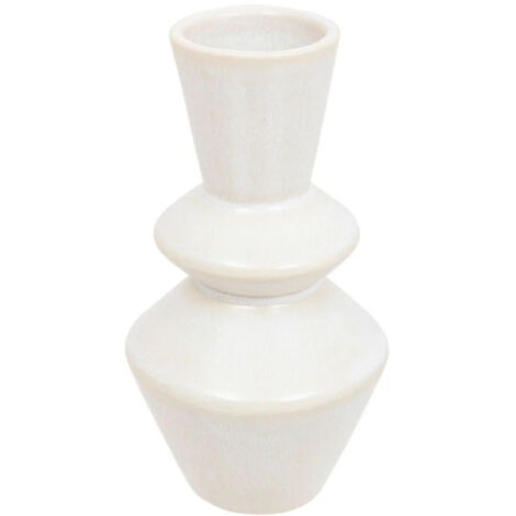 Soliflore en Céramique "Soleya" 14cm Blanc