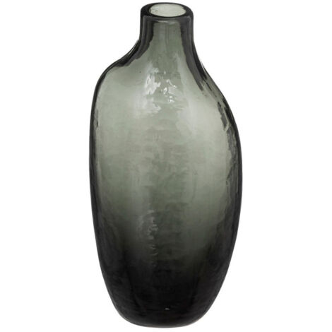 Soliflore en Verre Design "Irrégulier" 19cm Gris