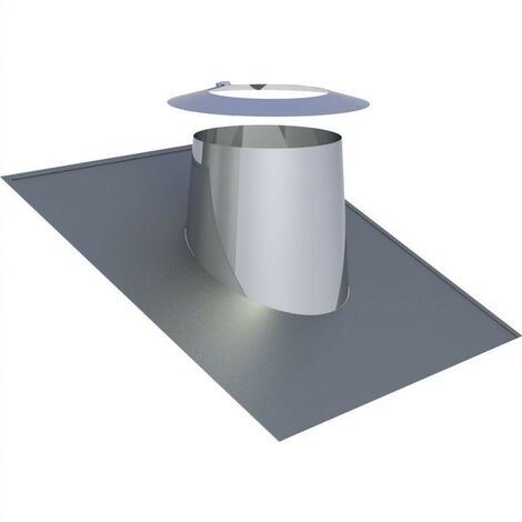 Solin de toit Ø 180 mm pour inclinaison 16-25°