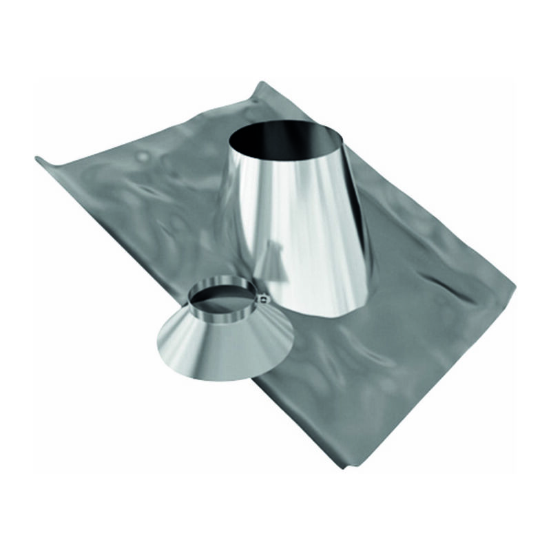 Solin et collet avec bavette TEN duo TEN 5° à 30° - diamètre 150/200 mm