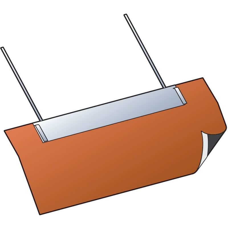 Solin condensor inox tuile ocre 15 a 30° 80/130