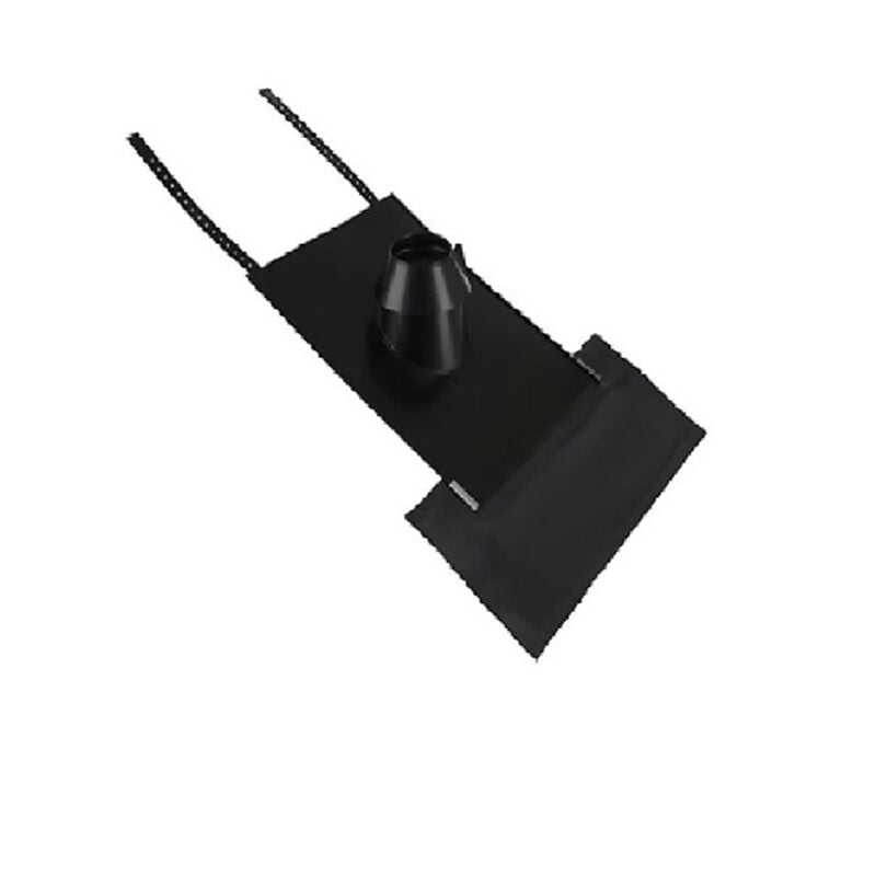 Pgi - solin tuile + kit etancheite - pgi D.80/130 - Solin tuile 15 à 30° - finition noir + kit étanchéité