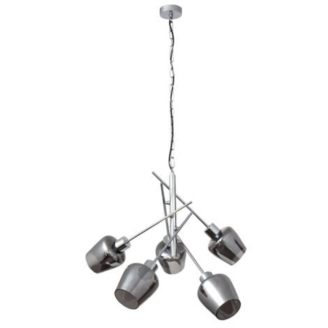 Soline Lampe 5xe27 chrom regx58x58 cm
