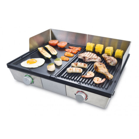 Solis Deli Grill (Typ 7951) Tischgrill mit abnehmbaren Grillplatten + 2  Heizsystemen