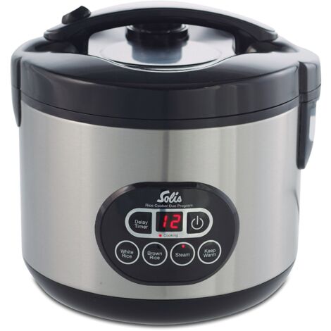 Solis Duo Programm 817 cuociriso acciaio inossidabile