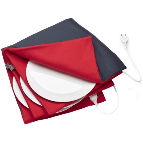 Solis Turbo Heat Chauffe-Assiettes Rouge et Gris