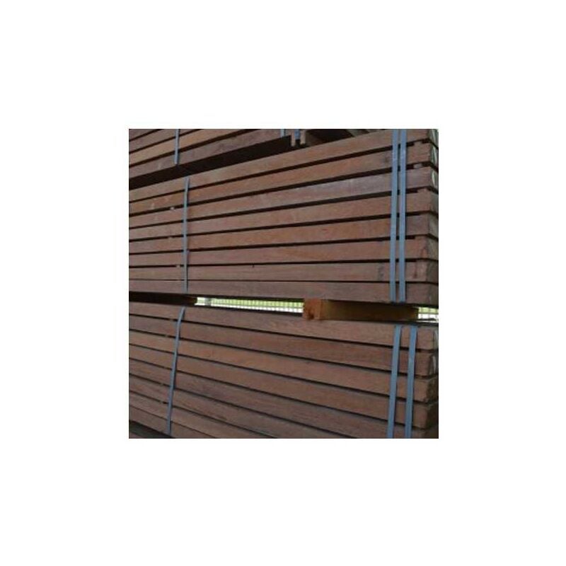 Sud Bois - Solive / Traverse Azobé 70x170mm Qualité fas 1er Choix Brut ad - 2.60 m