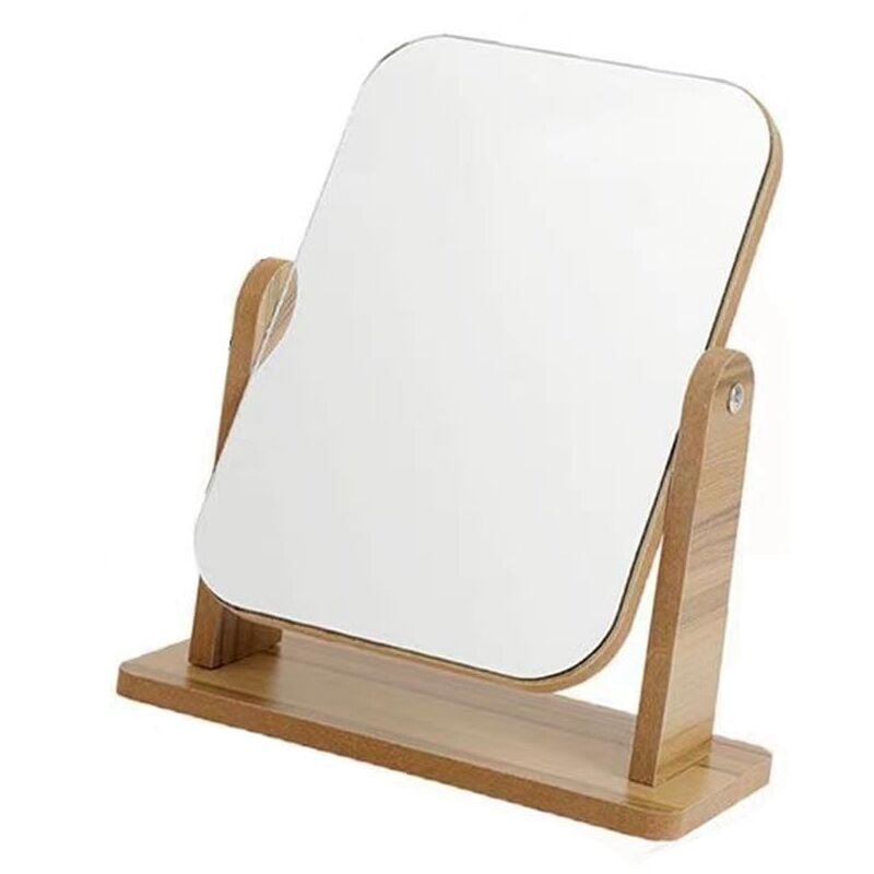 1 miroir de maquillage de bureau, table portable, miroir de comptoir, miroir de salle de bain, miroir de rasage - Sollbry