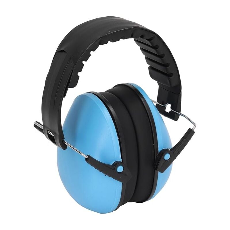 Sollbry - 1 oreillette de sécurité antibruit, casque antibruit pour la photographie, la construction, la tonte de pelouse (bleu)
