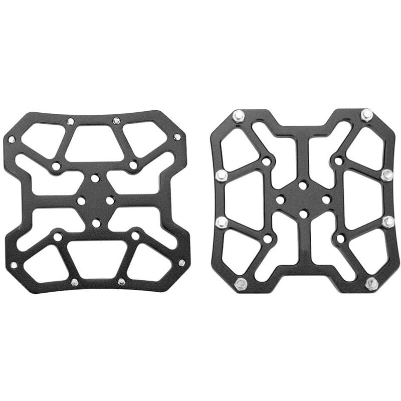 Image of Sollbry - 1 paio di adattatori per pedali spd - Forma del pedale - Adattatore per piattaforma senza pedale per bicicletta in lega di alluminio per