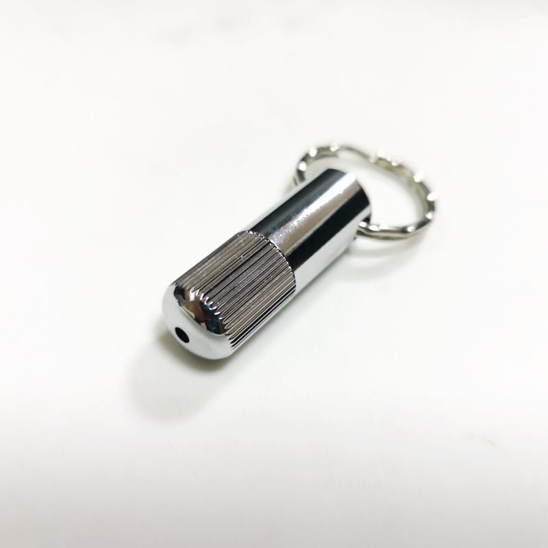 Image of 1 silberner Taschen-Zigarren-Schlüsselanhänger - Sollbry