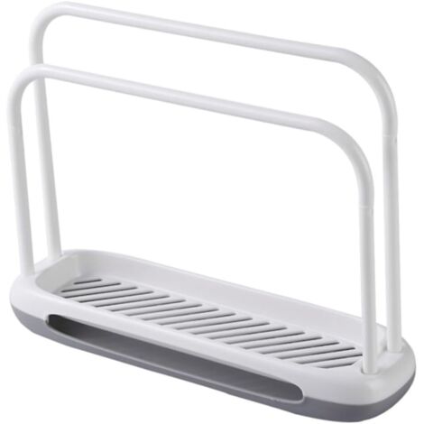 Sollbry 1 toallero de baño, organizador de encimera, escurridor de platos, organizador de utensilios, organizador de cubiertos, estante de almacenamiento de diatomeas, colador de platos