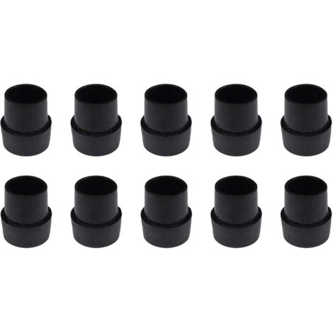 Sollbry 10 almohadillas para pies de trampolín, cubierta de goma para trampolín, colchoneta de plástico antideslizante, base silenciosa, cubierta de tubo, accesorios