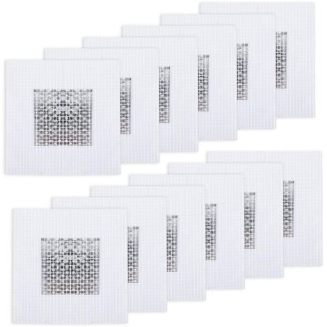 Sollbry 10 parches de reparación de pared, parche de malla autoadhesivo para paneles de yeso, kit de reparación de paredes para restaurar techos dañados, parche de pantalla, 4 x 4 pulgadas