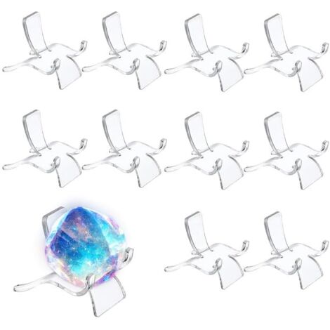 GORGECRAFT 2 Packs Présentoir En Bois Chevalets Noirs Supports De Plaque Pour La Maison