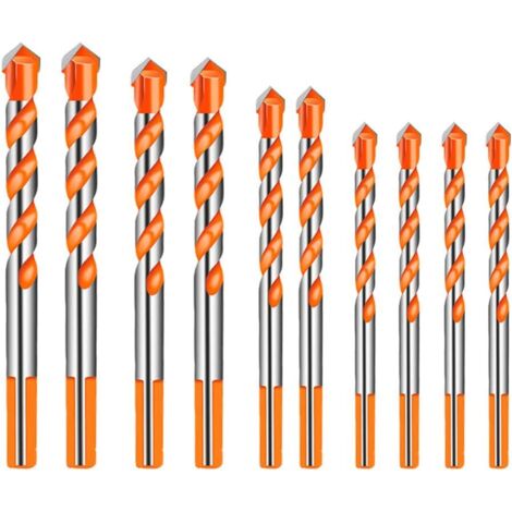 6 Pcs Foret Carrelage Verre 3 X 6mm, 8mm 10mm 12mm Meche Carrelage Ceramique Forets Faience Porcelaine Forage Fraise Pour Carrelage Brique 97126733
