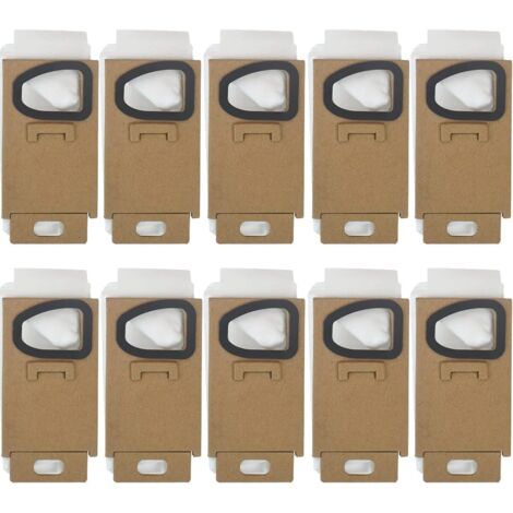 Sollbry 10 Stück Ersatzstaubbeutel für Xiaomi Roborock H7 H6 Staubsauger