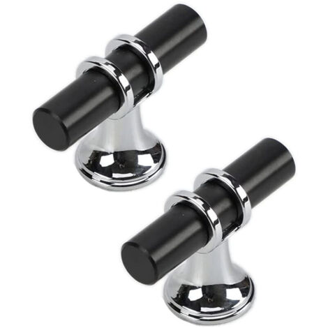 Sollbry 10 tiradores de aleación de zinc para muebles, estilo moderno, para cajón, con tornillos de un solo orificio.