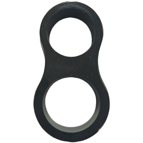 Sollbry 10 Türgriffe, Türgriffkissen, Crash-Ring, Türgriff-Schutzabdeckung, Türbarrieren für Büro, Schule, Zuhause (schwarz)