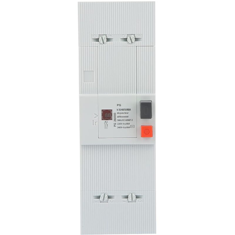 15-60A 50Hz / 60Hz 2P Disjoncteur Commutateur d'Air de Protection Disjoncteur Basse Tension Commutateur de Protection Multiple - Sollbry