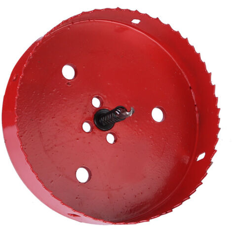 Sollbry 150-mm-Lochsäge, M42-Bimetallschneider-Set mit Sechskantfutter und zentrierenden Metallbohrern, Lochsägen-Set für Holz, Metall, Gipskarton, Eisen, Blech, Rohr, Kunststoff, 150 mm, 5-29/32 Zoll